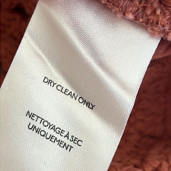 NWT Free People Megan crochet coral sand top L - Picture 14 of 15